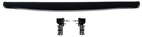 ESPYN Sonnenschutz Für MG HS 2019 2020 2021 Auto Panorama Schiebedach Sonnenschutz Rollo Vorhang Autoscheibenabdeckung(Schwarz)