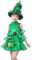 Vestito per albero di Natale – Costume per albero di Natale per bambini, vestito per albero di Natale e cappello, vestito da ragazza, a maniche lunghe, in tulle di Natale, per bambini, per bambina