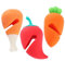Lot de 3 couvercles de casserole en silicone anti-fuite en forme d'aliment pour couvercles de casserole et ustensiles de cuisine