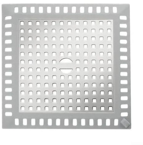 Edelstahl-Bodenablauf für Badezimmerböden, für Duschen, Küchen und Hauswirtschaftsräume, einfache Installation (quadratisch)