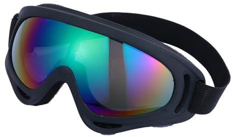 MOTHNUR Outdoor Ski Goggles Green Mirror Lens Snowboard Eyewear Windproof Protective Glasses for Men Women Winter Sports