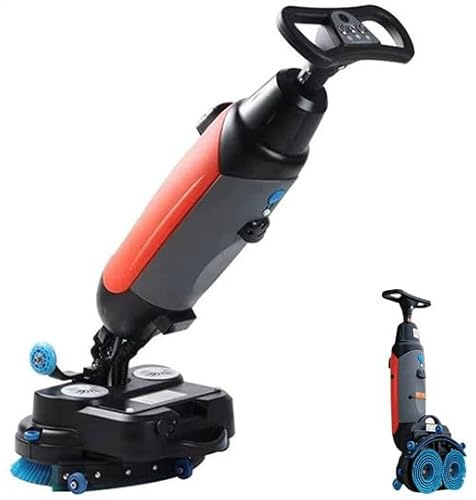Lavasciuga Pavimenti CommercialeMacchina per Pavimenti per Una Pulizia Efficiente, con Disco a Doppia Spazzola,Macchina Lucidatrice per Pavimenti Multifunzionale,10700 Piedi Quadrati red