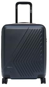 K-Way Trolley Cabina Eudoxie, Blu Scuro, 100% Policarbonato, 55x38x22 cm, 39L, 4 Ruote Spinner, Chiusura TSA