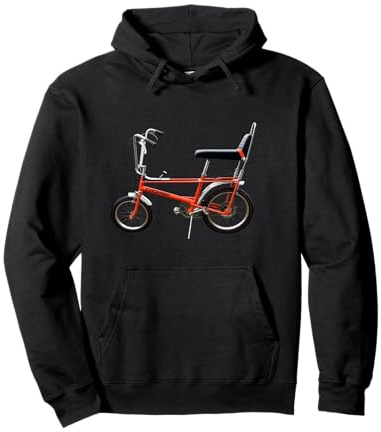 Vintage 1970s Chopper Style Bicycle Retro Bike Lover Design Pullover Hoodie