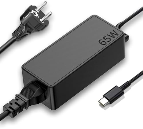 65W USB C Laptop Ladegerät kompatibel mit Lenovo ThinkPad X1 Carbon/X1 Yoga | T14/T15/T470/T480/T490/T590/E580/E590/E595/E14/E15/L14/L15/X280/X380, IdeaPad, Yoga C740/720/730/910/920 Chromebook USB C