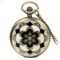 Avaner Modische Taschenuhr Sakura Muster Halskette Uhr mit Quarzwerk Pullover Kettenuhr für Herren Damen als Vatertag Muttertag Weihnachten Geschenk
