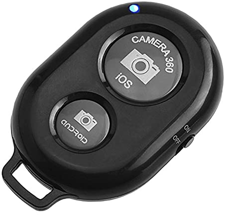 Adurei Telecomando per Telecamere Senza Fili Bluetooth per Smartphone e Treppiedi, Creazione di Selfie per iOS (iPhone) e Dispositivi Android, Comodo e Facile da Creare Foto Sorprendenti