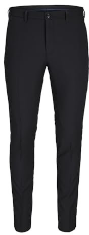 JACK & JONES Pantalon habillé JPRSOLARIS Pantalons de Tailleur Super Slim Fit Black 46 Black 46