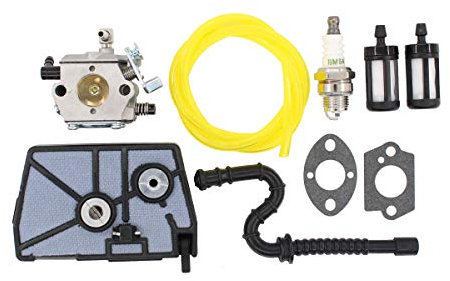 MOTOKU Carburetor Air Filter Fuel Line Filer Carb for Stihl 028 028AV 028 AV Super Wood Boss Chainsaw Replaces Walbro WT-16B Tillotson HU-40