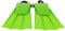 CUTICATE Kinder Erwachsene Silikon Flossen für Schwimmtraining Schwimmflossen Kurze Trainingsflossen Taucherflossen - Grün, 40-44