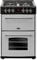 Belling Farmhouse 60DF 60cm Double Oven Dual Fuel Mini Range Cooker - Silver