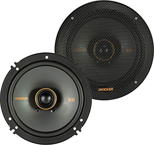 Kicker 47KSC6504 Car Audio 6 1/2 Coaxial 400W Peak Full Range Speakers KSC6504