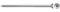 Fischer 670381 Power-Fast II FPF II CTP - Viti per Legno o Truciolare a Filetto Parziale, Torx, Testa Svasata Piana, Blu (Passivato), 5,0x70 mm, 200 Pezzi