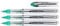 UNI-BALL Vision Elite UB200 Flüssigtinte, mittlere Spitze, 0,8 mm, Grün, 3 Stück