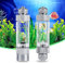 Ejoyous CO2 Hanging Bubble Counter with Check Valve Double Head Non-Return Bubble Counter for Aquarium Water Plant, Fish Tank Tool for Co2 Diffuser Atomizer Regulator Injection System (Dual Head)