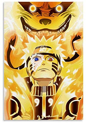 OIUER Fondos De Pantalla De Naruto Shippuden Poster, dekoratives Gemälde, Leinwand, Wandkunst, Wohnzimmer, Schlafzimmer, Gemälde, 20 x 30 cm