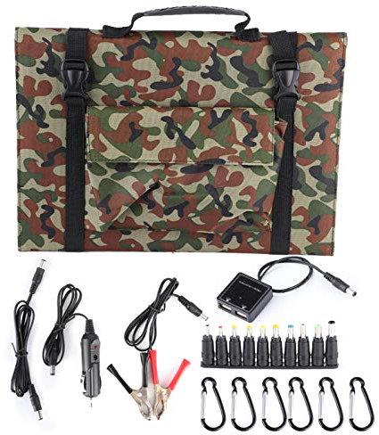 EVTSCAN 120W 5V Portable Chargeur Solaire Kit Panneau Solaire Pliable pour Tablette Ordinateur Portable Caméra Téléphone Portable GPS