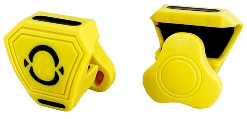 O Shield Football Visor Clip, Suitable with Any Kinds of Football Helmet Visor, High Impact Absorbing Ability, Less Distortion, Youth and Adult are Available for Use, Yellow