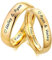 FLHEART Personalisierte Paare Ringe, Gravieren Sie Name Vergoldet Wolframkarbid gewölbt Plain Minimalist Band, Seine & ihre passenden Versprechen Verlobungsring Set für Herren Damen