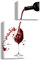 Pinetree Art Wein-Wanddekoration für Küche, moderne Küche, Wandkunst, Esszimmer, Wanddekoration, 2 Paneele, Wein-Leinwandkunst für Zuhause, Küche, Dekoration (Wine a bit)