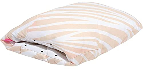 Mother hood Stillmuff Mini Stillkissen Stillrolle für unterwegs und Daheim (Zebra apricot), 20 x 30 x 11 cm, 097/167