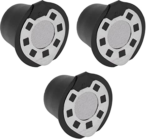 Capsule de café de Grande capacité en Acier inoxydable. Utilisation Sûre du Filtre à Capsules pour la Machine (Coffret couleur de 3 pinceaux chrome + cuillère)