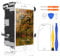 Yodoit LCD Screen Replacement for iPhone 8 / SE 2020 4.7 inches Display and Touch Digitizer Assembly with Complete Repair Tool Kit (With White Home Button)