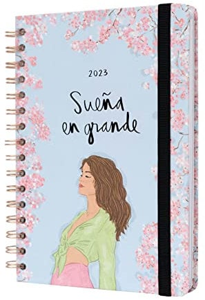 Grupo Erik Terminkalender 2023 - Ana Marin Terminplaner A5 Format - Kalender 2023 - Wochenplaner - Personal Organizer - Terminkalender auf Spanisch - FSC-zertifiziert