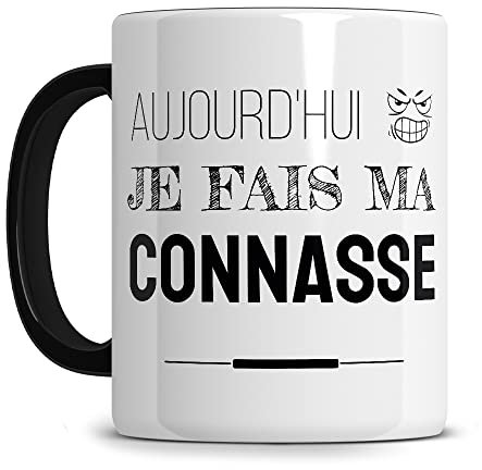 L'épicerie Chérie LES MÉCHANTS MUGS Cadeau connasse, cadeau copine, tasse connasse, tasse copine, cadeau soeur, mug connasse, cadeau femme humour (Je fais ma Connasse)