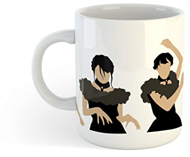 AKARURE Mittwoch-Tasse, 350 ml Fassungsvermögen, Serien-Tassen