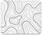 Audimi Tapis de Souris avec Contour topographique, Souris sans Fil, pour la Maison, Le Bureau, Les Voyages, Le Travail à Domicile, 24 x 20 x 0,4 cm
