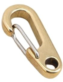 Messing Vorhang Verschluss Karabiner Verschluss Für Schlüssel Haken Für Schlüsselanhänger Strap Brieftasche Tasche Für Sport Angeln Wandern Trav D Form Messing Vorhang Verschluss Karabiner Verschluss