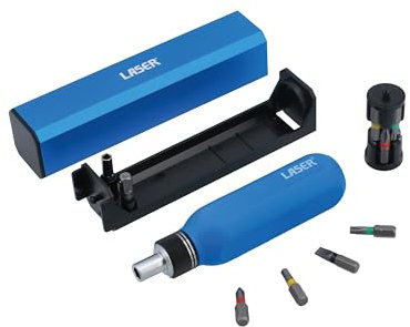 Laser 8675 Ratchet Screwdriver Set 10-in-1, [Color-coded]