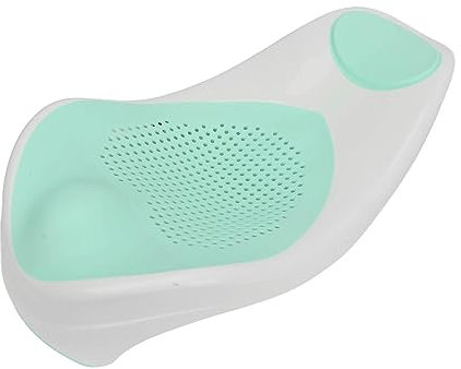 Support de Baignoire pour bébé, Support de Baignoire pour bébé Doux, Sûr, Creux et Pliable, Support de Baignoire pour nouveau-né en TPE pour Salle de Bain (GREEN)