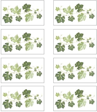 Autocollants muraux de lierre de 238,8 cm, feuilles de vigne vertes à suspendre, plantes de lierre à feuilles persistantes, art de décoration d'intérieur, à décoller et à coller soi-même, décoration