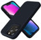TIIXXE Silicone Case Compatible with iPhone 13 PRO Case Soft Ultra Slim Protective Shockproof Liquid Silicone Phone Case,Anti-Scratch Microfiber Lining, 6.1 Midnight Blue