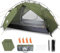 Night Cat Camping Zelt 2 Personen: Wasserdicht Campingzelt 2 Man Zente Zwei Schichten Einfache Einstellung Leicht Für Trekking Wandern Garten