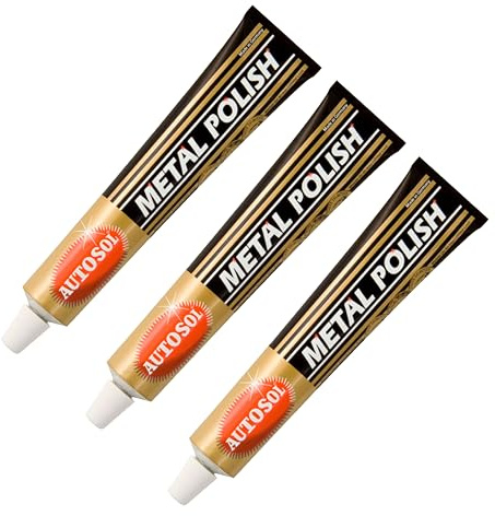 Metal Polish - Pasta De Pulir, Limpiador Y Abrillantador. Elimina El Oxido Y Otros Contaminantes De Todos Los Metales. (Acero, Cromo, Laton, Cobre, Plata, Aluminio, Etc) Limpia Joyas Y Monedas. (3)