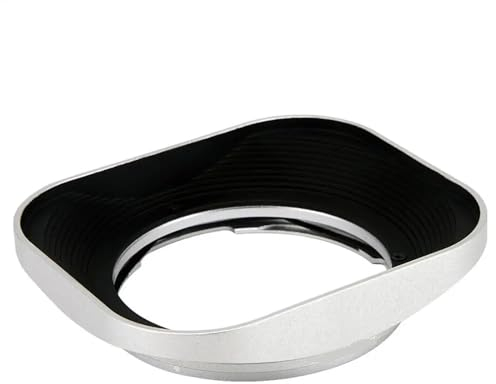 Gegenlichtblende für LH-For ZV07 quadratische Metall-Gegenlichtblende, für Carl für Zeiss für Biogon T* 2/35 35 mm F2 ZM, C für Biogon 2.8/35 35 mm F2.8 ZM Objektiv, Silber