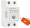 GEYA Interruttore wireless intelligente del telecomando della casa intelligente del commutatore del relè di tempo di Wifi da Tuya APP AC220V Tipo di Guida DIN (2P-63A)