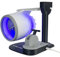 DigScape Creative Desktop Jetfan, Turbofan Engine Design, Modern-Technology Desktop Decoration Fan, Blue, Large, Humidifying Spray, Red Light Tail Flame Effect