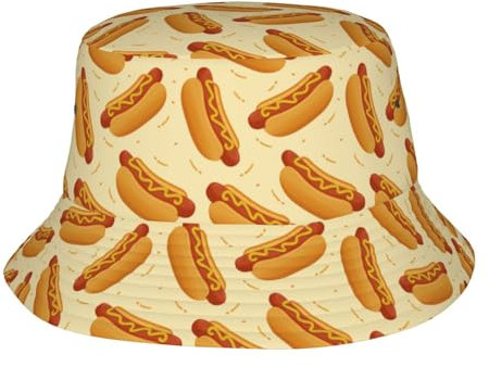 Fischerhut, Sommer, Strand, Fischerhut, verstaubar, Sonnenhüte, Hotdog, Einheitsgr��e
