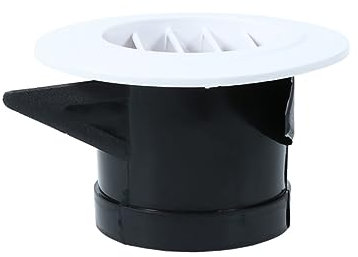 Cabilock Rejilla De Ventilación Ecológica Abs para Baño y Oficina Tapa De Orificio De Pared Robusta y Duradera Blanco