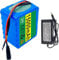 STRTG Batterie Lithium-ION 24 V 15 Ah 6S5P pour Vélo Électrique avec Chargeur,Protection BMS Intégrée,Idéale pour Moteur De Vélo Électrique 500 W 24V 15Ah,XT90 Plug