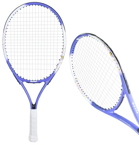 Senston Tennisschläger 17/23 Zoll Tennis Racket für Jugendliche– Leicht, Langlebig, Einfach zu greifen, Anfängerfreundlich Schläger
