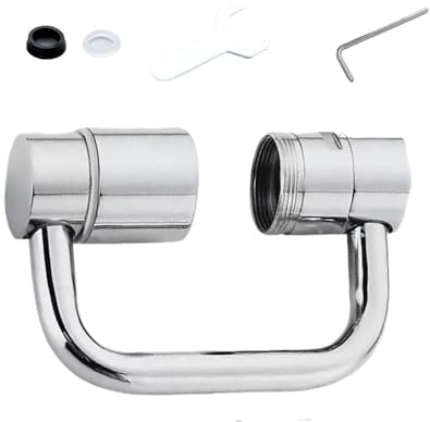Wasserhahn-Verlängerung, drehbarer Badezimmer-Spritzfilter, Wasserhahn-Luftsprudler – Badezimmer-Zubehör für Küchen, Kopfwäsche, Haustierreinigung, tägliche Reinigung von Haustieren und älteren