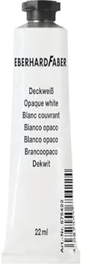 Vivitek 575422 EBERHARD FABER Deckweiß Tube, Inhalt: 22 ml