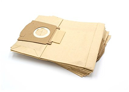 vhbw 10x Staubsaugerbeutel kompatibel mit Privileg/Quelle 069 587, 069 883, 102 802, 329 074 Staubsauger - Papier, 30cm x 21cm Sandfarben