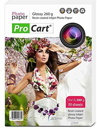 Hochwertiges Hochglanz-Fotopapier, 10 x 15, 260 g