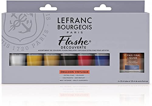 LB FLASHE SET DECOUVERTE 6X20ML ET VERNIS MAT 120ML